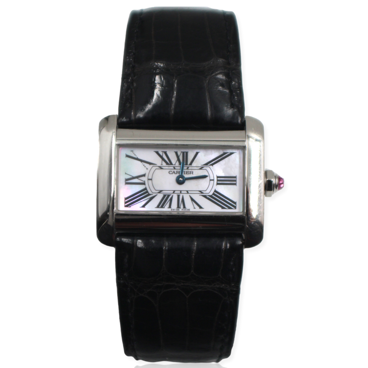 Pre-Owned Cartier Tank Divan 2000s Stainless Steel 32 x 25mm Pre-Owned