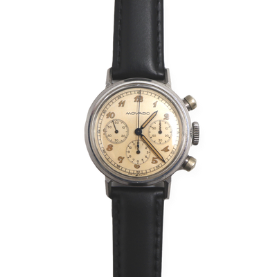 Movado M95 1940s Wind-Up Chronograph 32mm Pre-Owned