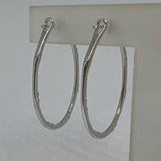 Diamond Hoop Earrings .44CTW 14KW