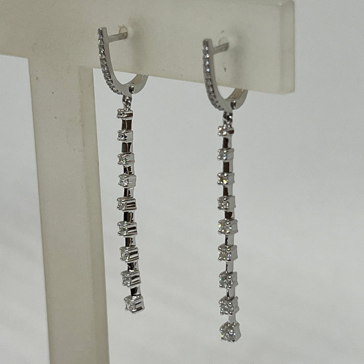 Dangle Diamond Earrings 0.54 14KW