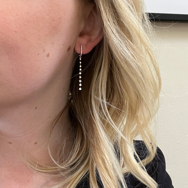 Dangle Diamond Earrings 0.54 14KW