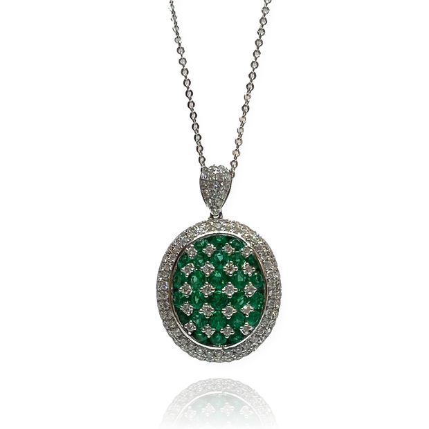 Emerald & Diamond Pendant