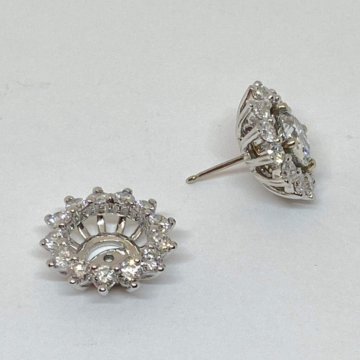 Mark Areias Jewelers Jewellery & Watches Large Round Diamond Jacket Halo Circlette's 18KW 1.76CTW VS G-H