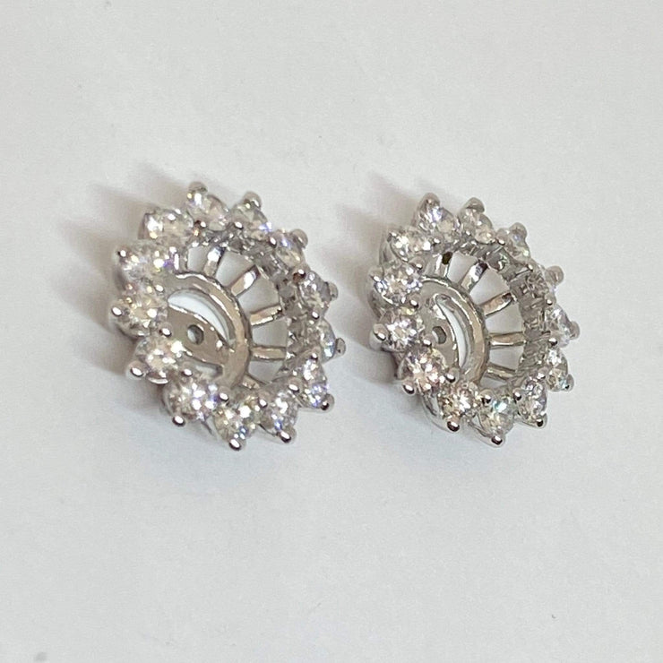 Mark Areias Jewelers Jewellery & Watches Large Round Diamond Jacket Halo Circlette's 18KW 1.76CTW VS G-H