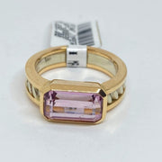 Mark Areias Jewelers Jewellery & Watches Mark Areias Jewelers Imperial Pink Topaz Ring Handmade in 14K Rose & White Gold