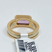 Mark Areias Jewelers Jewellery & Watches Mark Areias Jewelers Imperial Pink Topaz Ring Handmade in 14K Rose & White Gold