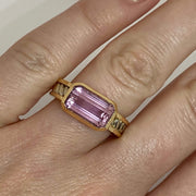Mark Areias Jewelers Jewellery & Watches Mark Areias Jewelers Imperial Pink Topaz Ring Handmade in 14K Rose & White Gold