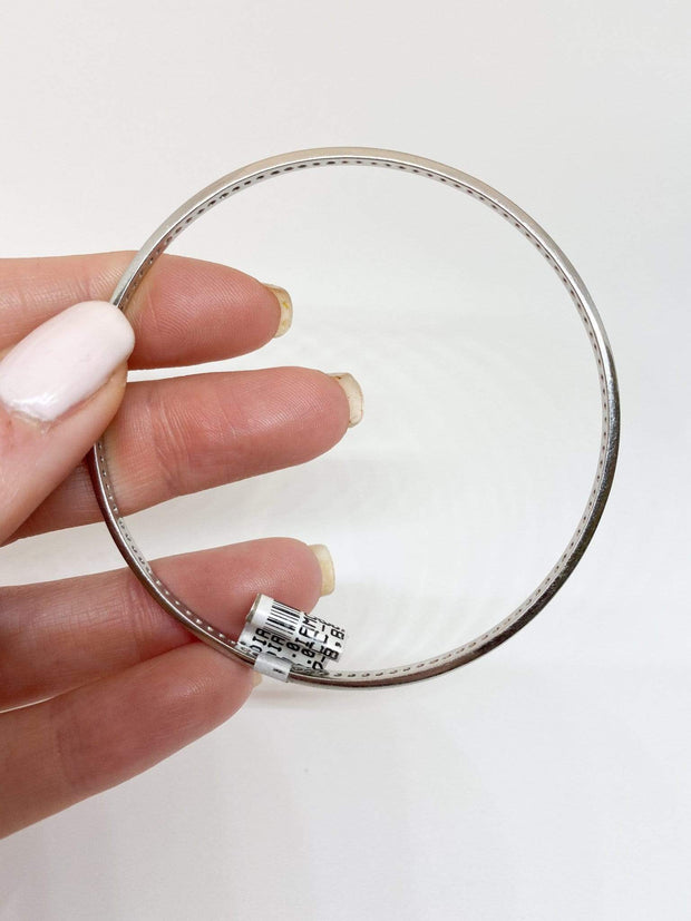 Mark Areias Jewelers Jewellery & Watches Pave Diamond Eternity Round Bangle Bracelet 18KW 2.38CTW 2.75" Diameter