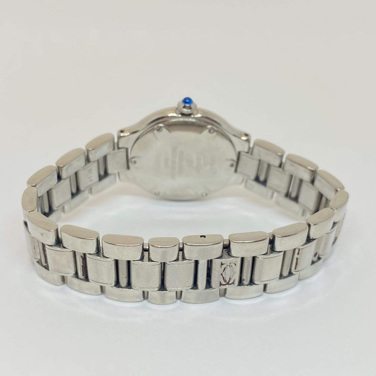 Mark Areias Jewelers Jewellery & Watches Pre-Owned Cartier Small Lady's Must 21 Stainless Steel Bracelet Watch Quartz 28mm