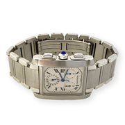 Mark Areias Jewelers Jewellery & Watches Pre-Owned Cartier Tank Francaise Chronoreflex Steel Watch Quartz W51001Q3 2303