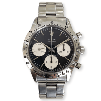 Mark Areias Jewelers Jewellery & Watches Pre-Owned Rare Collectible Paul Newman Rolex Daytona Steel Black Dial 6262 1970