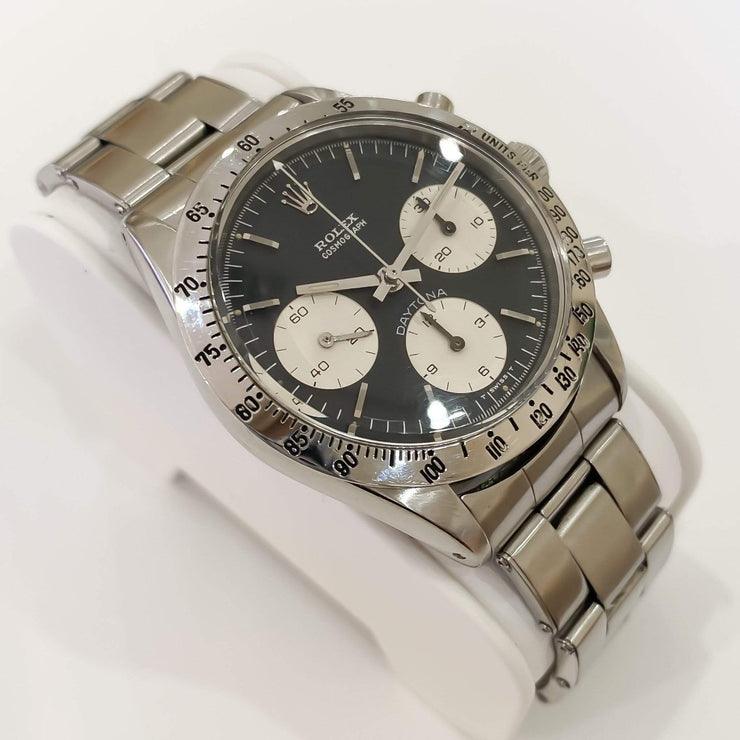 Mark Areias Jewelers Jewellery & Watches Pre-Owned Rare Collectible Paul Newman Rolex Daytona Steel Black Dial 6262 1970