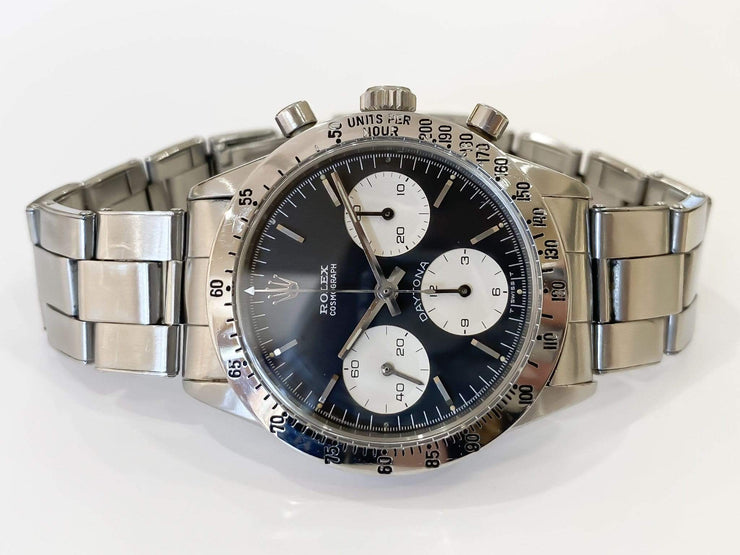 Mark Areias Jewelers Jewellery & Watches Pre-Owned Rare Collectible Paul Newman Rolex Daytona Steel Black Dial 6262 1970