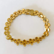 Mark Areias Jewelers Jewellery & Watches Round Diamond Bezel "Bubbles" Estate Bracelet Panthere Style Link 2CTW 6.5"