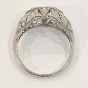 Mark Areias Jewelers Jewellery & Watches Vintage Old European Cut Diamond Ring 1.94 Carat Platinum