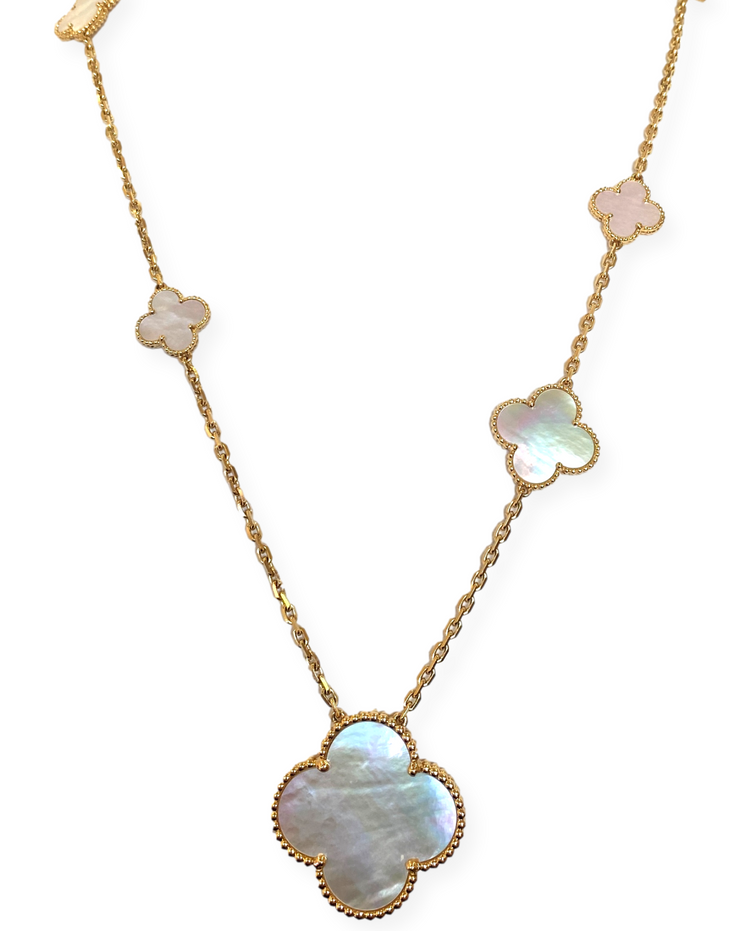 Van Cleef & Arpels Magic Alhambra Necklace Mother-of-Pearl 18KY