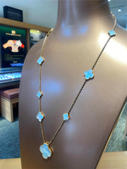 Van Cleef & Arpels Magic Alhambra Necklace Mother-of-Pearl 18KY