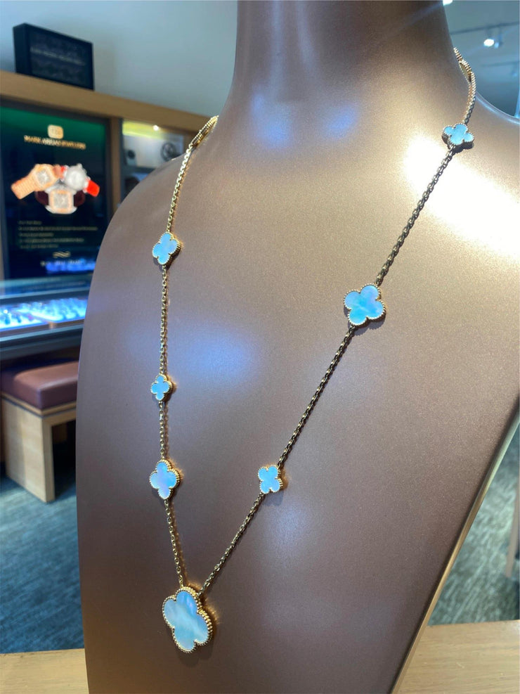Van Cleef & Arpels Magic Alhambra Necklace Mother-of-Pearl 18KY