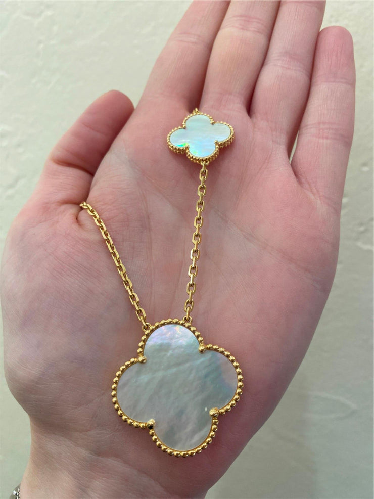 Van Cleef & Arpels Magic Alhambra Necklace Mother-of-Pearl 18KY